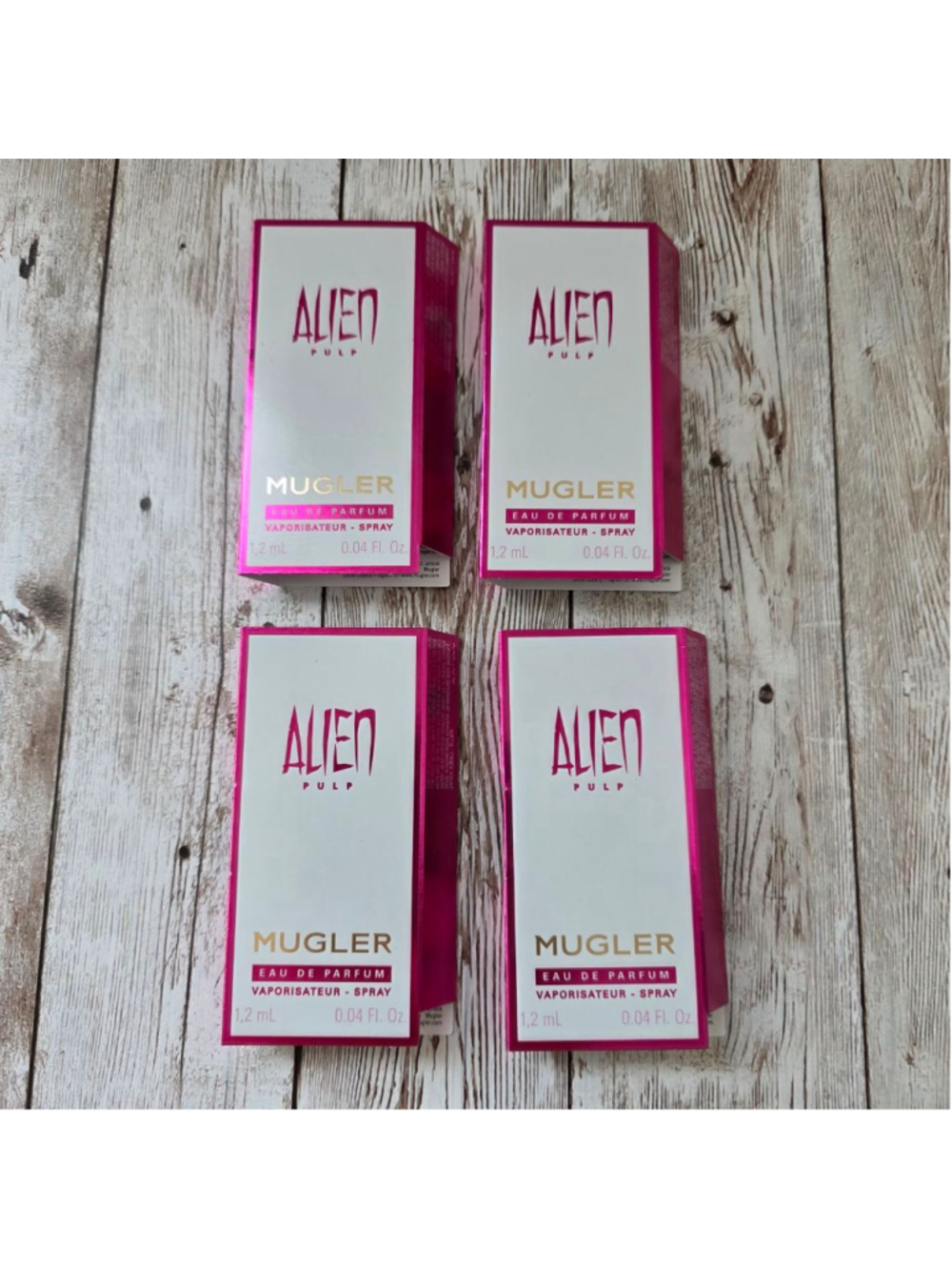 Women's Mugler Alien Pulp samples